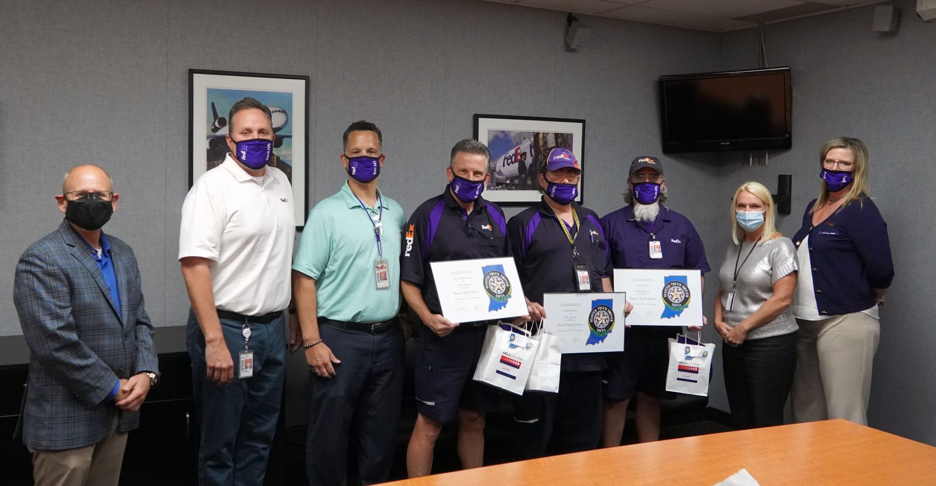 FedEx Express Drivers Certified Master Truck Drivers