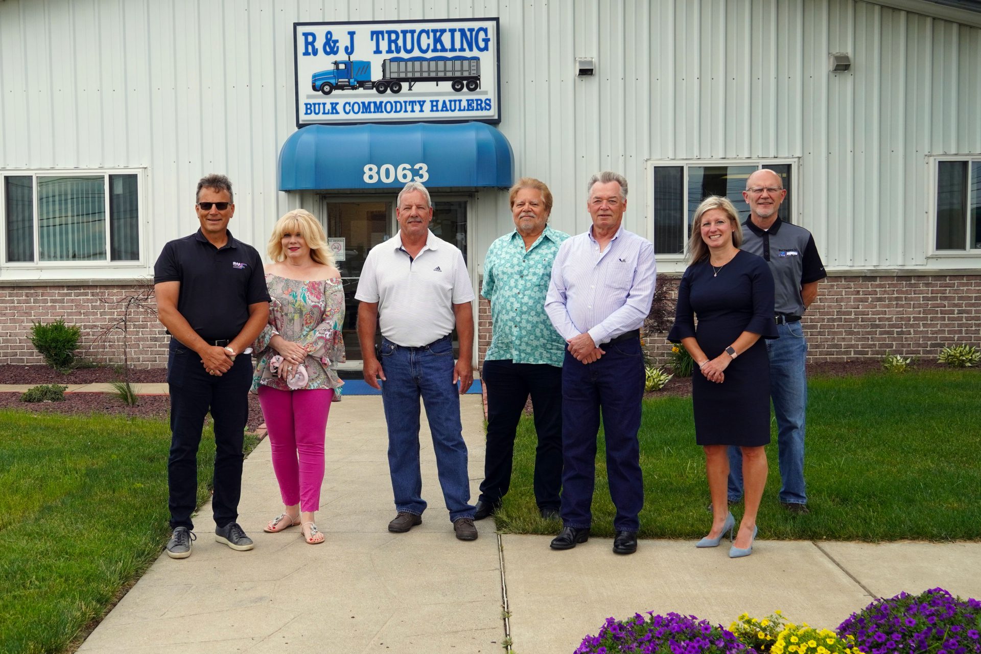 American Bulk Commodities Executive Team with the Driver of the Year