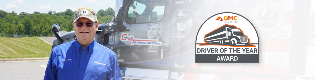 DMC Driver of the Year winner Rob Jensen of Fremont Contract Carriers, Inc.