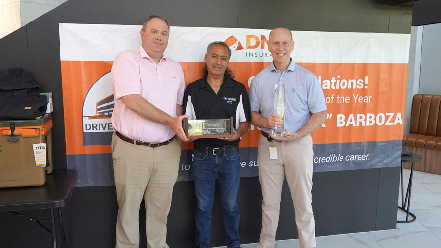 Perry Carter, 2025 DMC Driver of the Year award winner
